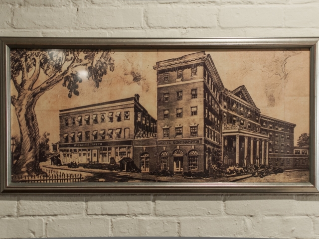 Hotel Northampton vintage drawing